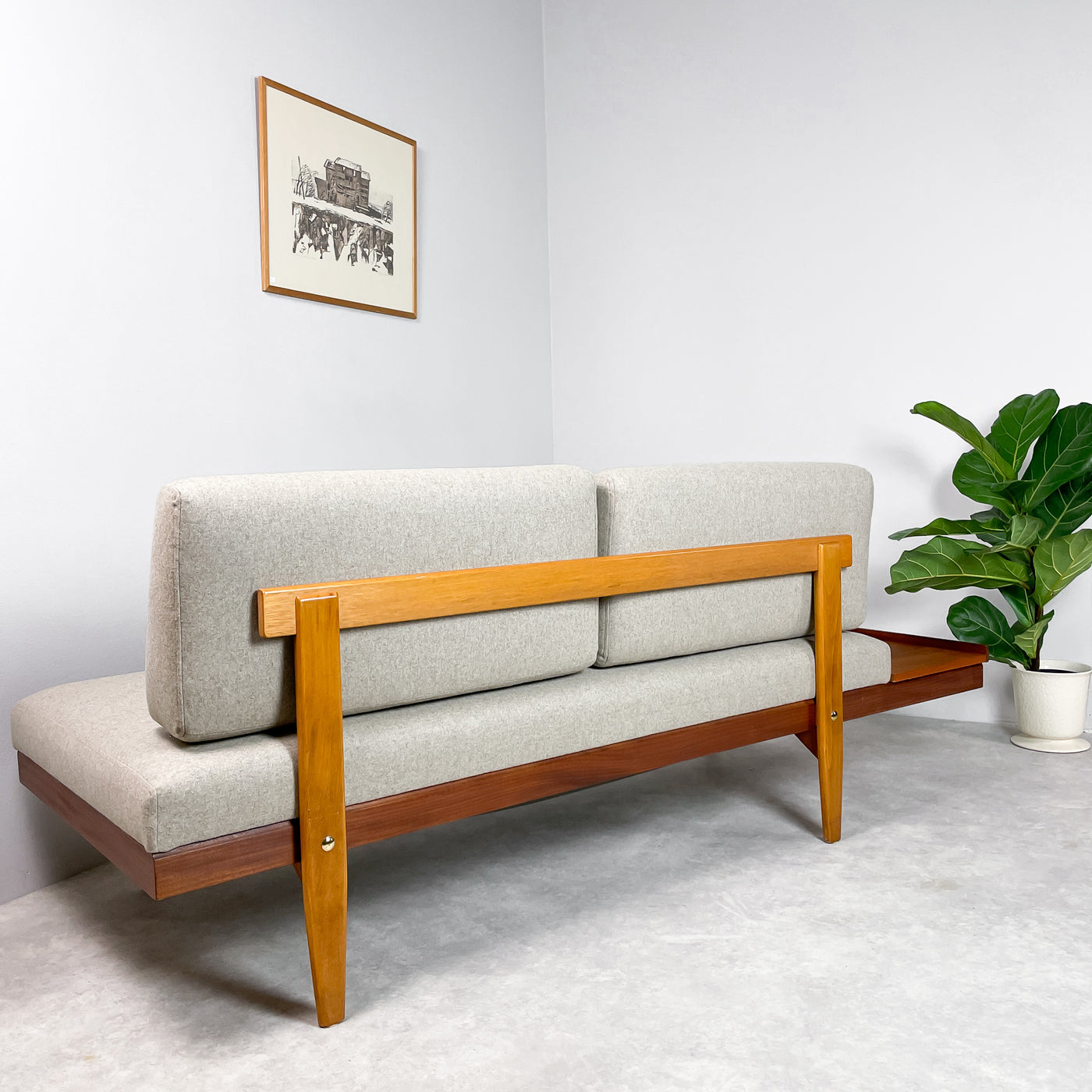 Dagbädd teak & ull - Svane Ekornes