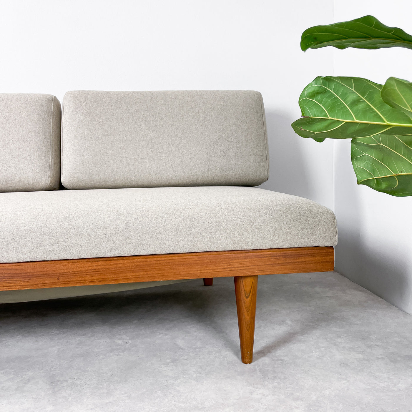 Dagbädd teak & ull - Svane Ekornes