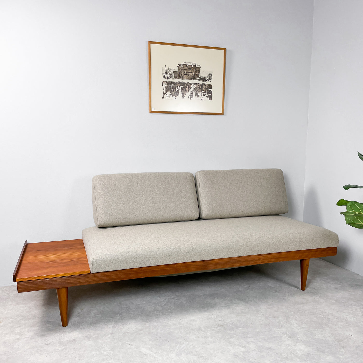 Dagbädd teak & ull - Svane Ekornes