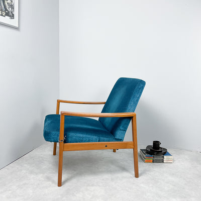Fåtölj i teak 60-tal