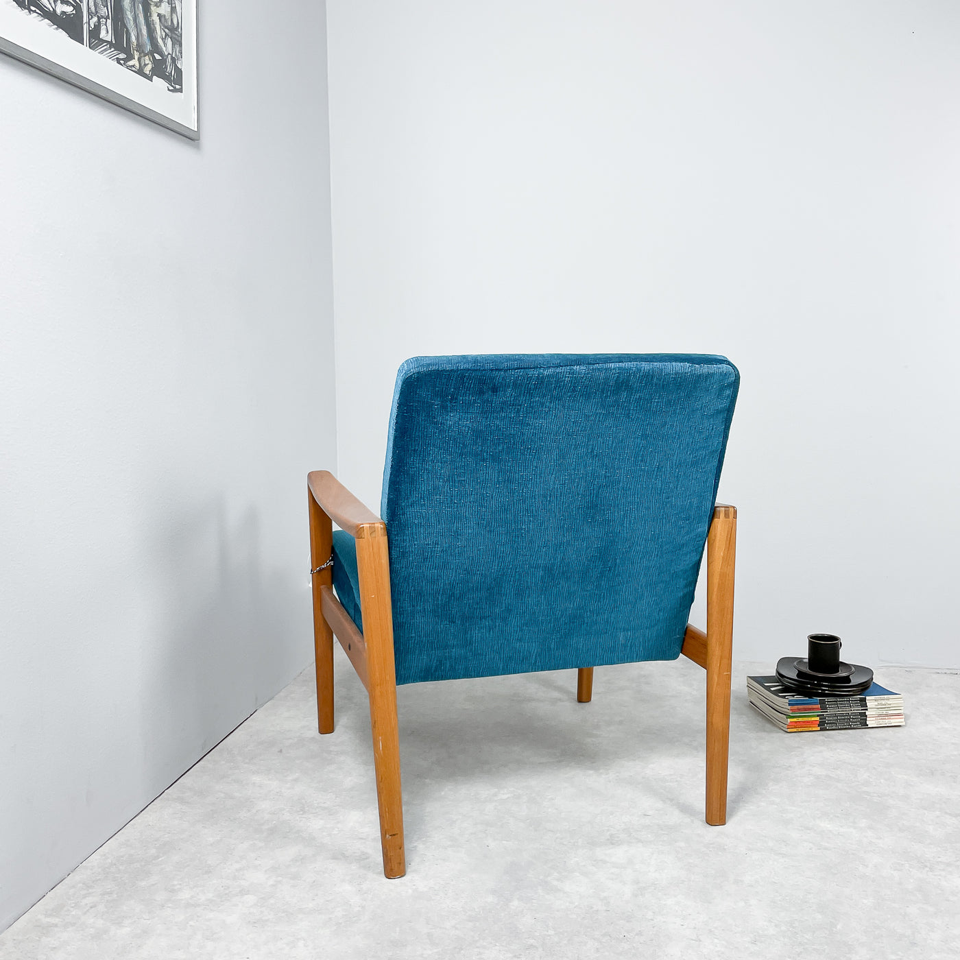 Fåtölj i teak 60-tal
