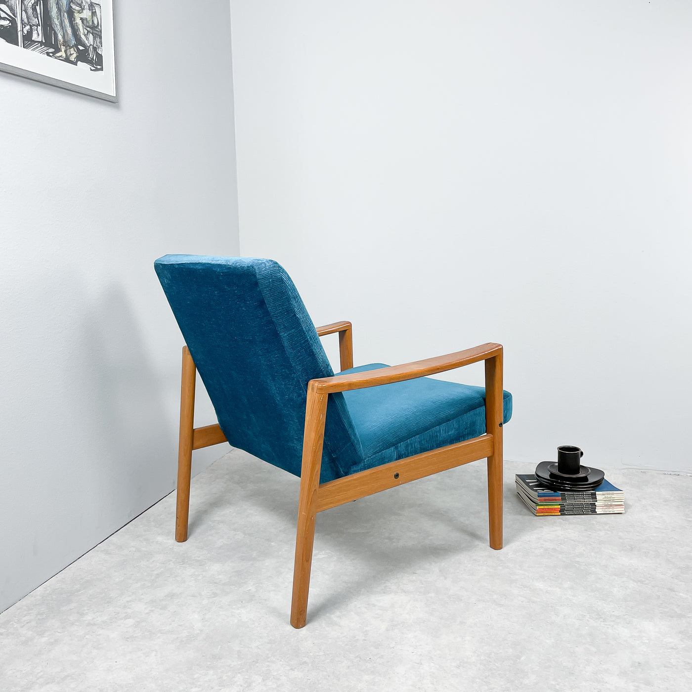 Fåtölj i teak 60-tal