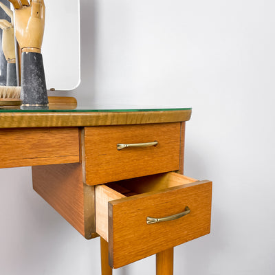 Sminkbord i teak med spegel - Fröseke