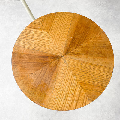 Art deco golvlampa med svanhals