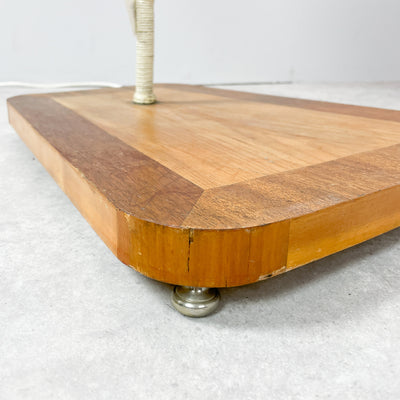 Art deco golvlampa med svanhals