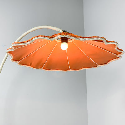 Art deco golvlampa med svanhals