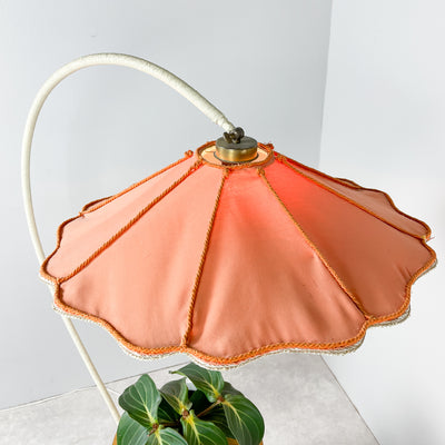 Art deco golvlampa med svanhals