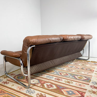 Skinnsoffa "Borkum" John Bertil Häggström IKEA 1978