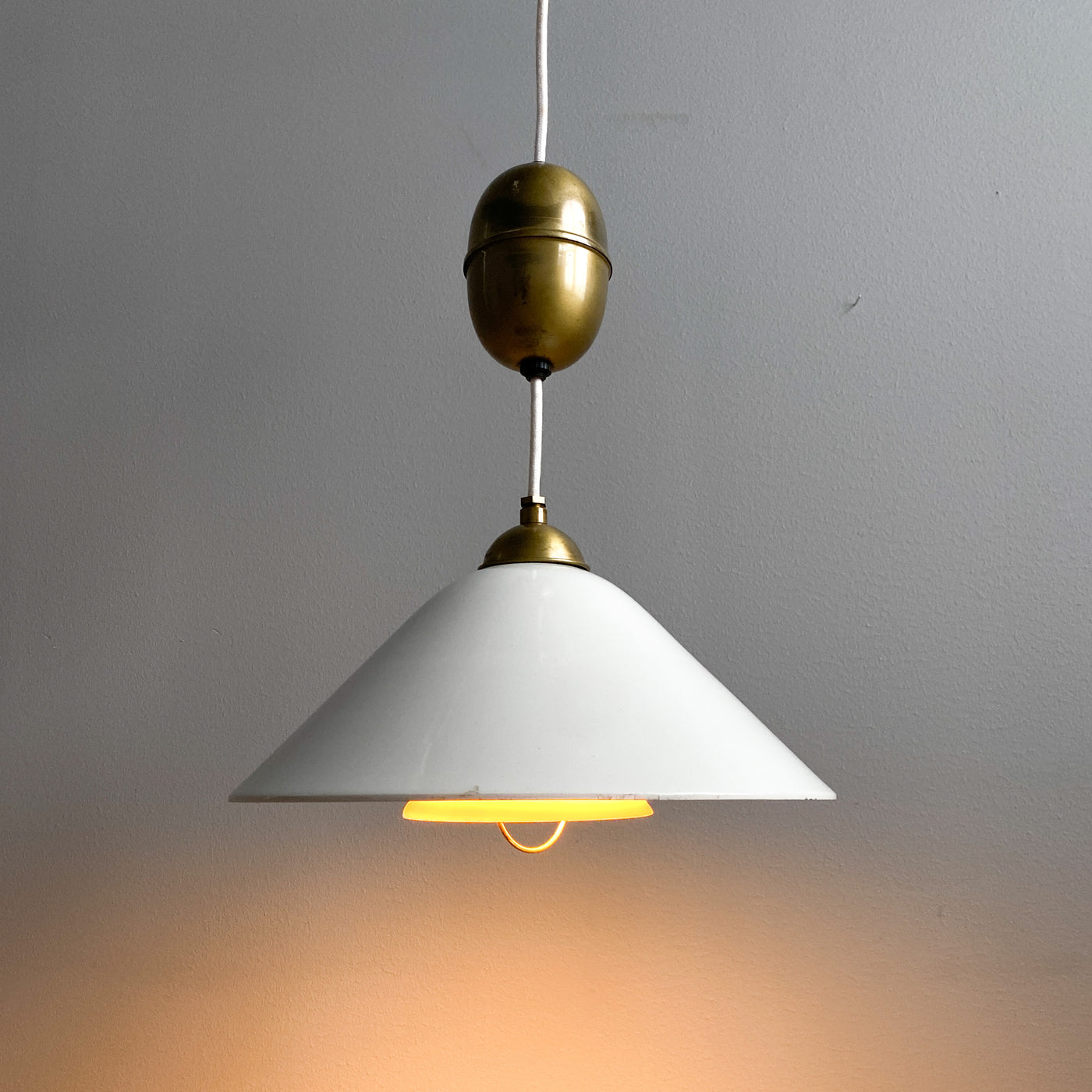 Taklampa i plåt - Malmö Metallvarufabrik