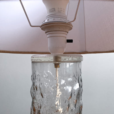 Bordslampa i glas