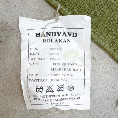 Handvävd röllakan matta