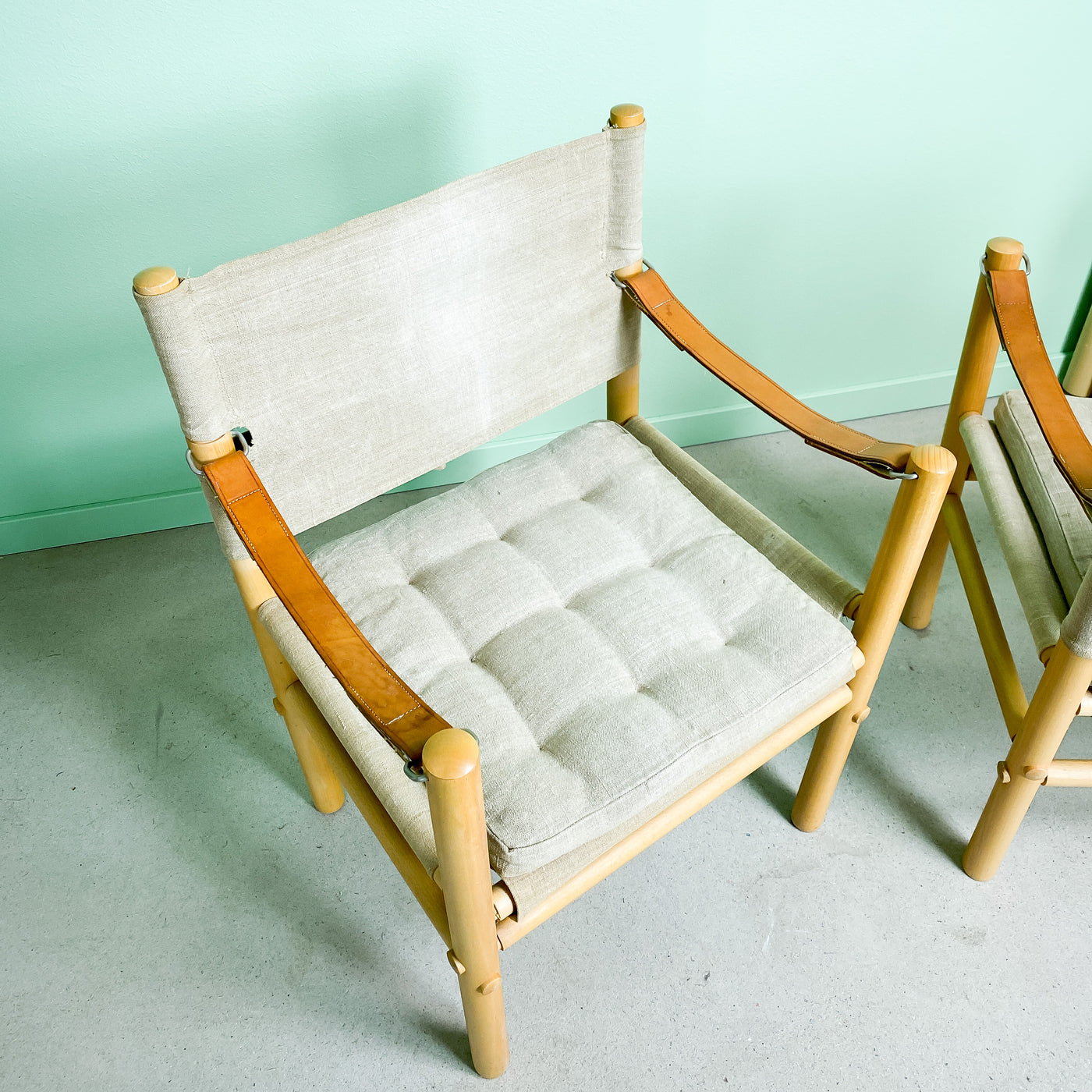 Safari stol/fåtölj Bror Boije, Dux