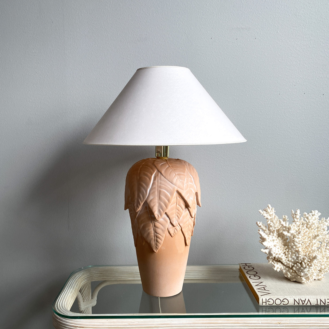 Stor bordslampa i keramik, 80-tal