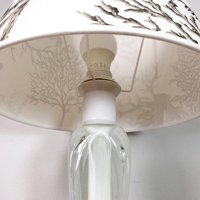 Bordslampa i glas - Flygsfors glasbruk