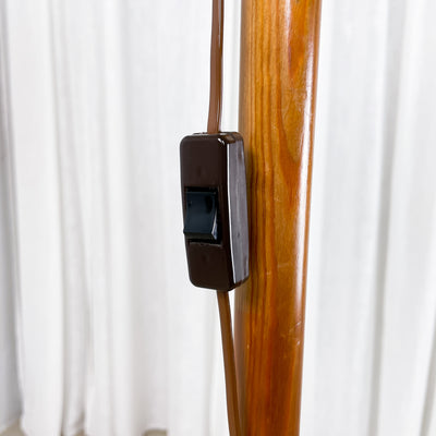 Golvlampa med arm