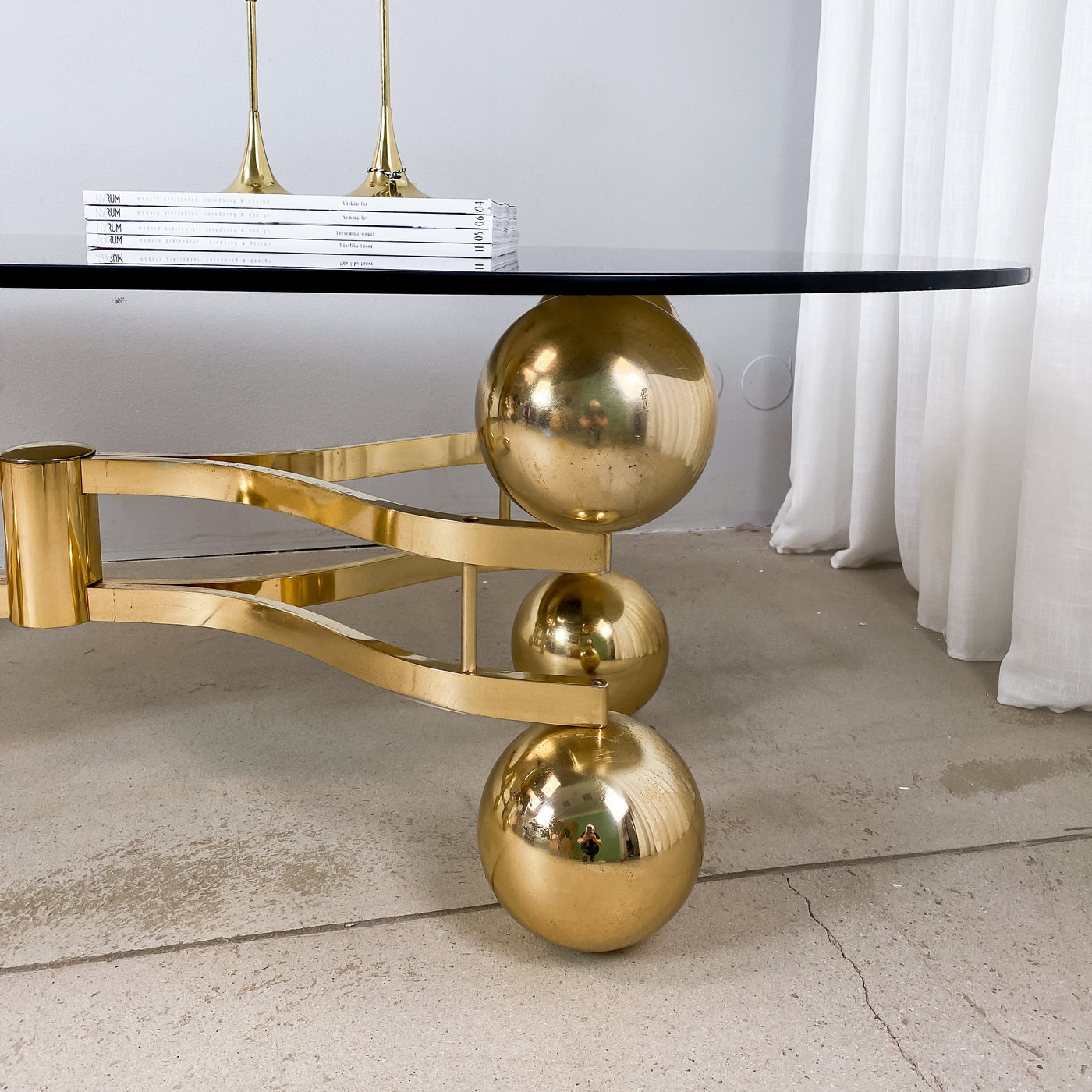 Sputnik soffbord 70-tal