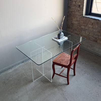 Matbord/skrivbord i glas