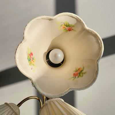 Trearmad golvlampa 40/50-tal