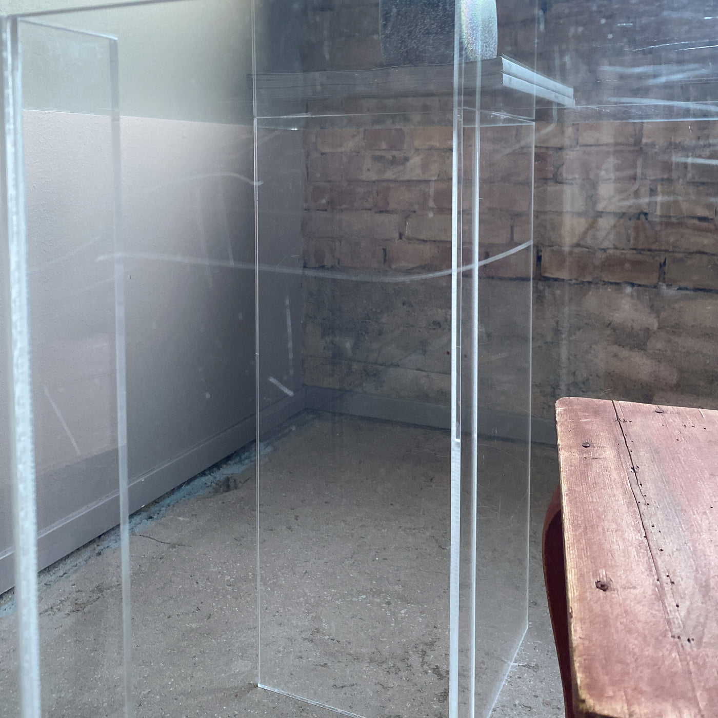 Matbord/skrivbord i glas