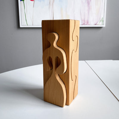 Träskulptur Gunnar Kanevad