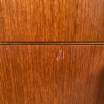 Hyllsektion i teak med skrivbord, Bodafors - Bertil Fridhagen