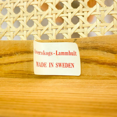Stolar i furu och rotting-Averskogs Möbelfabrik Lammhult