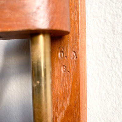 Saxlampa i teak