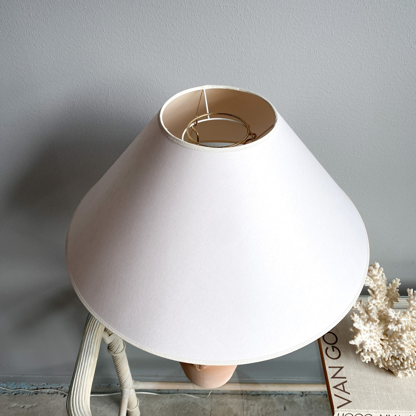 Stor bordslampa i keramik, 80-tal