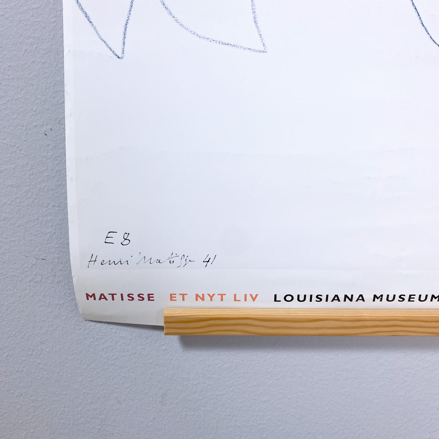 Konstutställnings plansch Matisse, Louisiana Museum