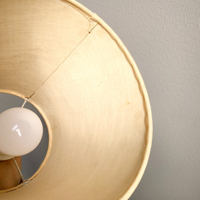 Saxlampa i teak