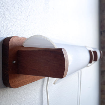 Sänglampor i teak - par