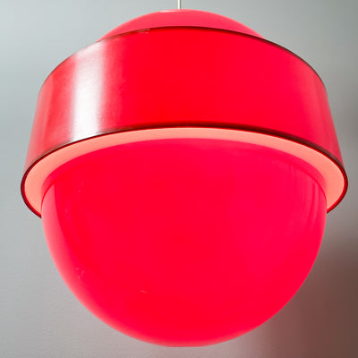Röd taklampa från Luxus