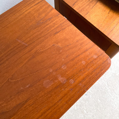 Sängbord i teak - par