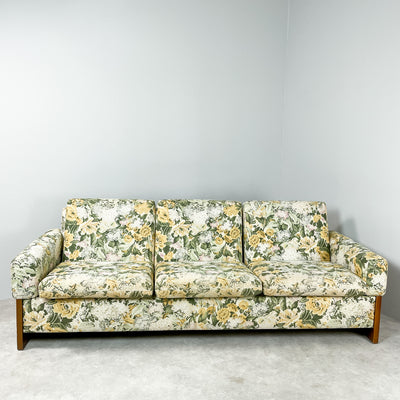 Blommig soffa - 3-sits