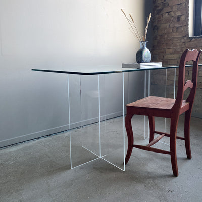 Matbord/skrivbord i glas