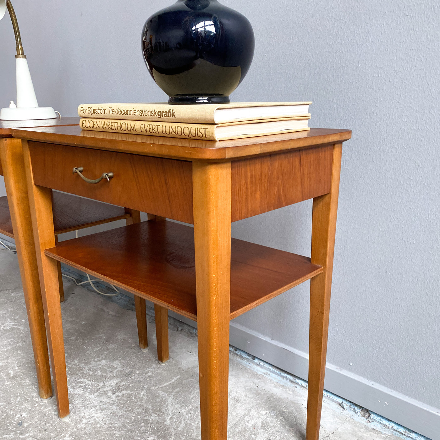 Sängbord i teak - par