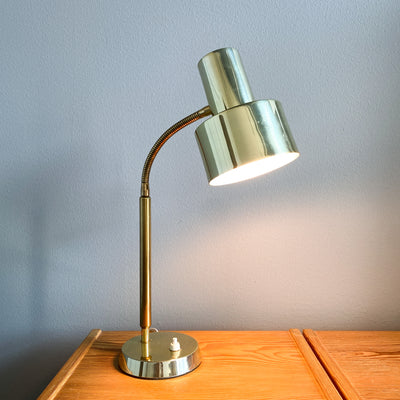 Skrivbordslampa i mässing - Boréns