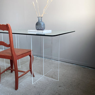 Matbord/skrivbord i glas