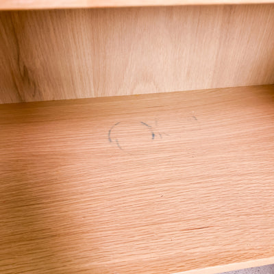 Hyllsystem eller sideboard i ek