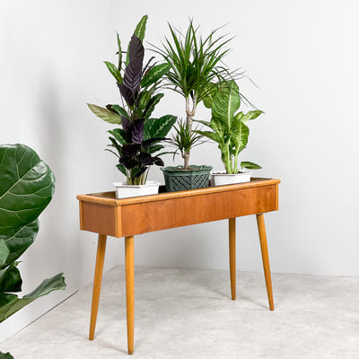 Blombord i teak