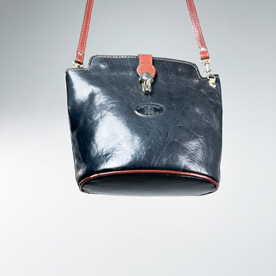 Vintage väska svart L’artigiano