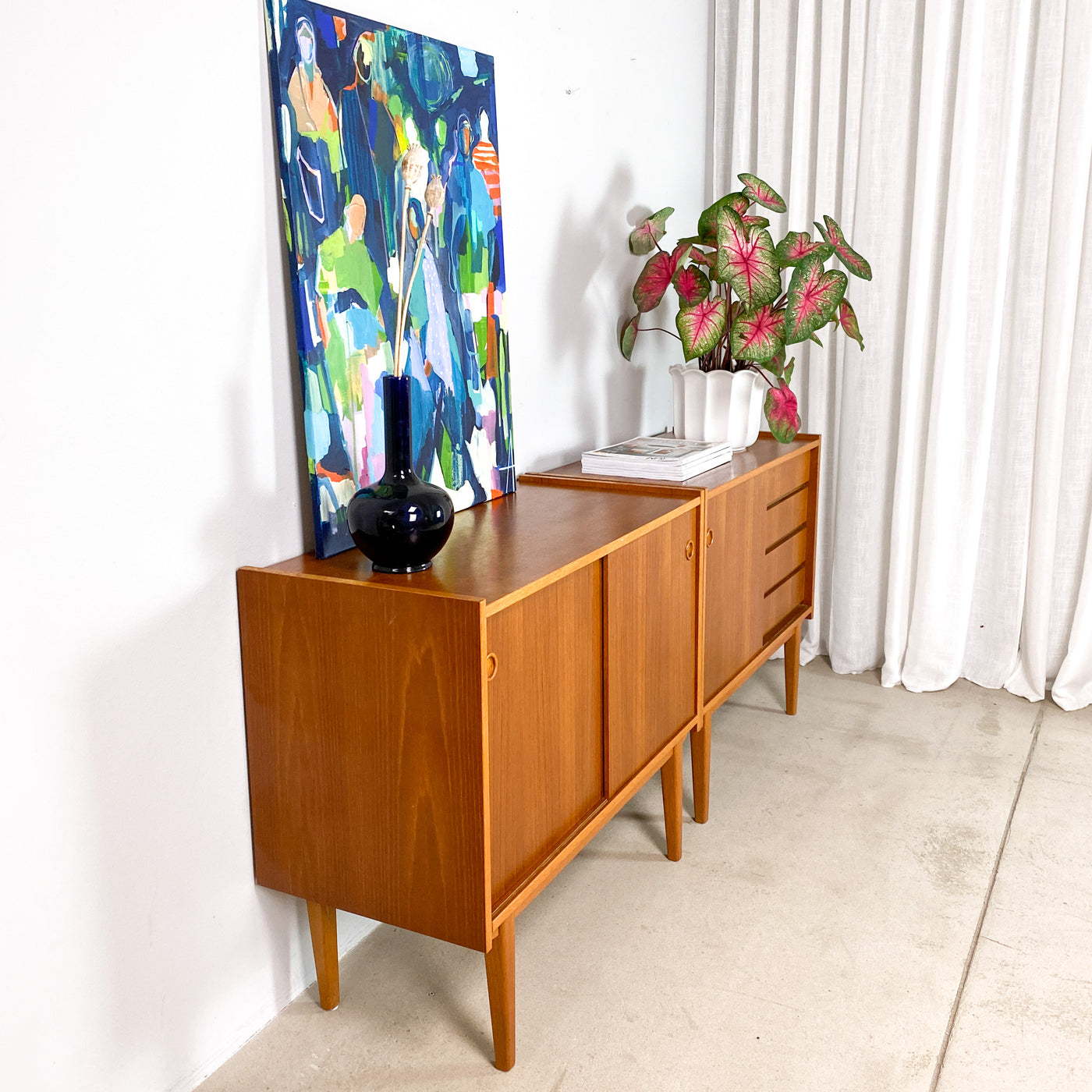 Sideboard eller bokhyllor i teak