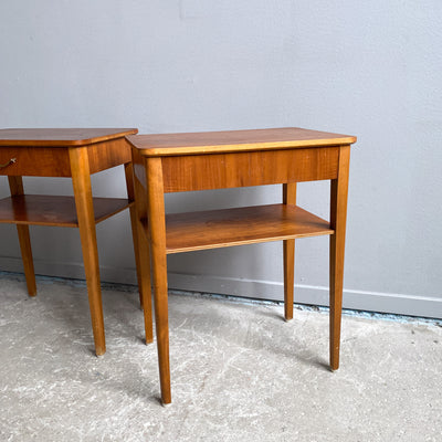 Sängbord i teak - par