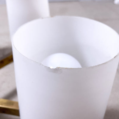 Taklampa i mässing och glas, Fagerhults Belysning