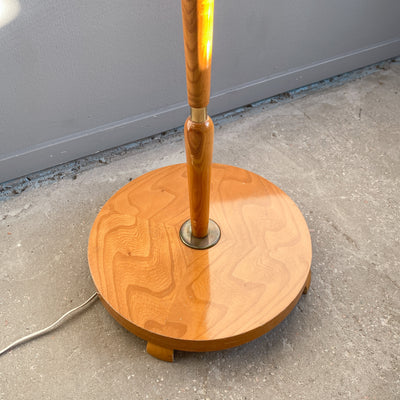 Trearmad golvlampa 40/50-tal