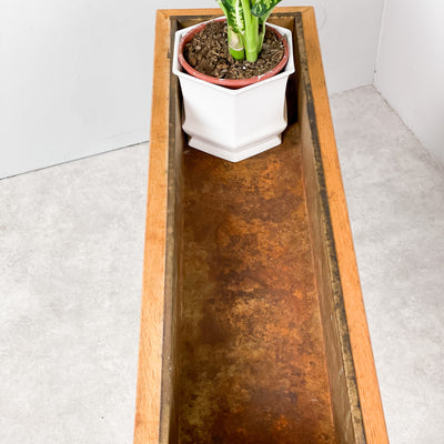Blombord i teak