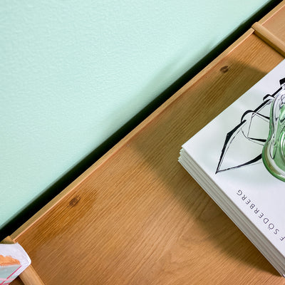 Hyllsystem eller sideboard i ek