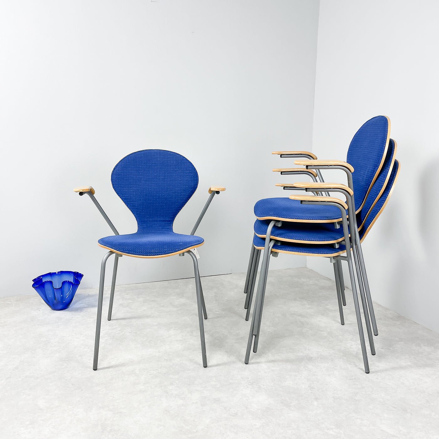 Karmstolar "Rondo" dansk design - 4 st
