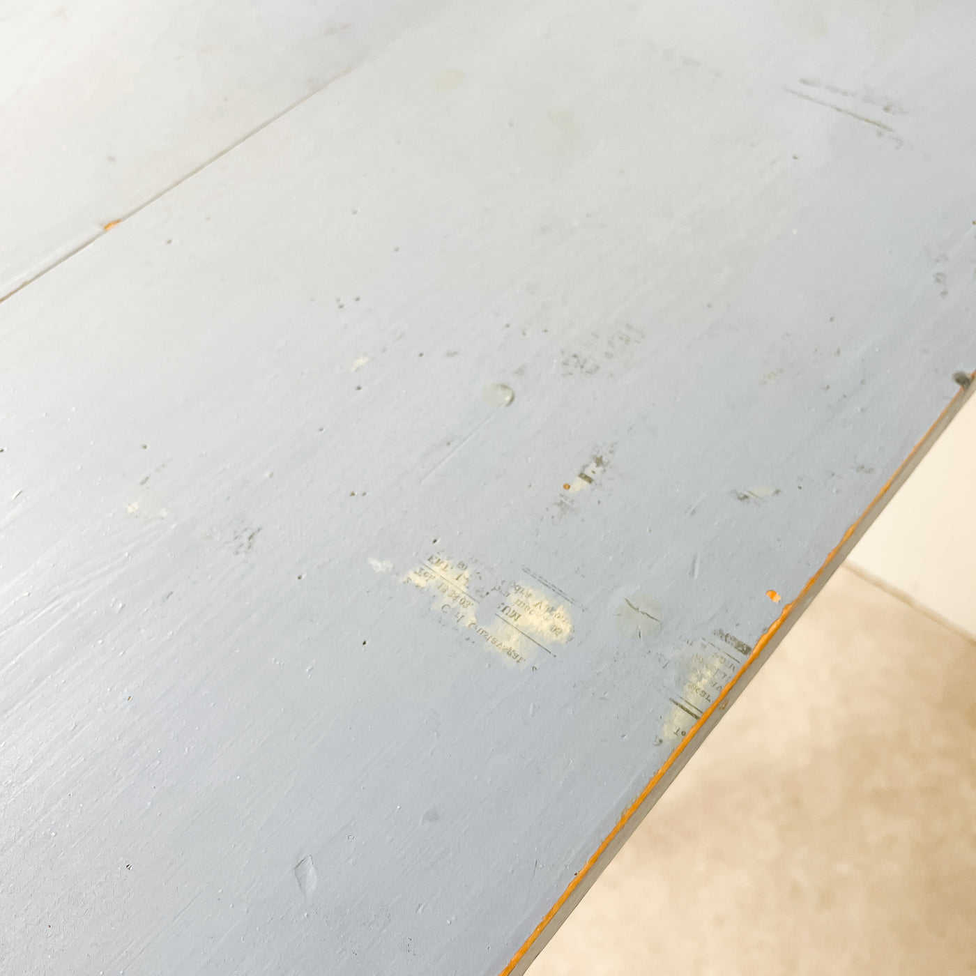 Litet klaffbord i blått