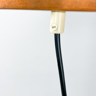 Pendellampa i koppar och teak